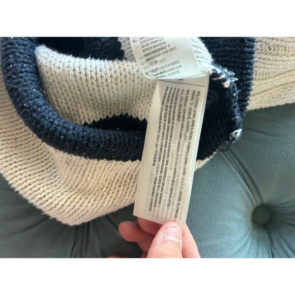 Abercrombie & Fitch Chunky Knit striped sweater Women’s size Large L - Picture 6 of 6